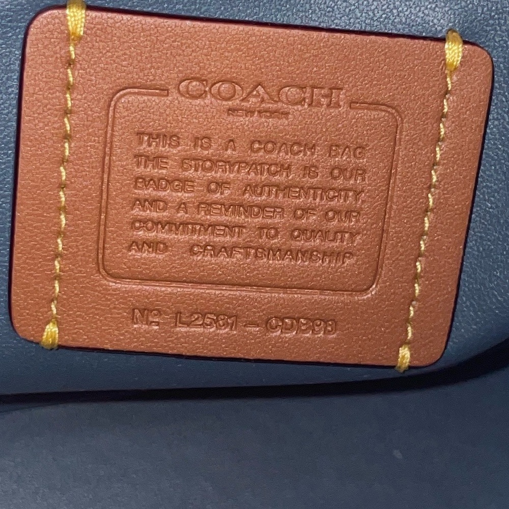 NWT Coach Denim ‘Hadley’ Crossbody - Picture 10 of 12